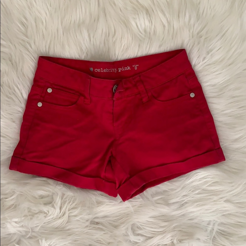 Red shorts